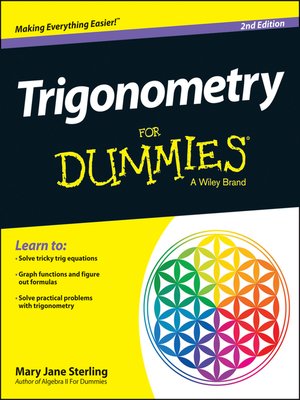 cover image of Trigonometry For Dummies